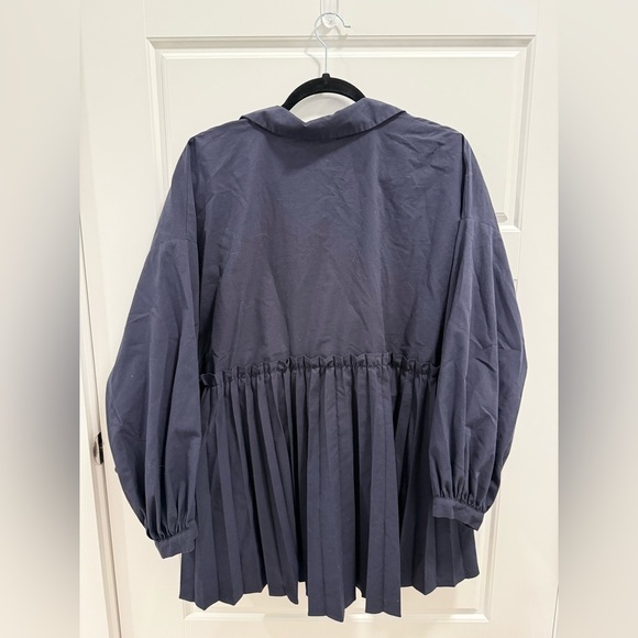 Zara Navy Mini Dress Size Small - Picture 4 of 4